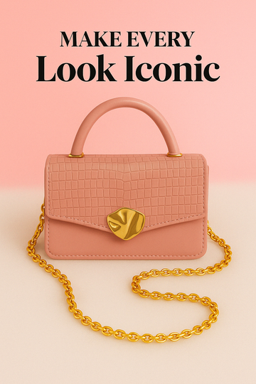 The Icona Pink Color Bag for Women