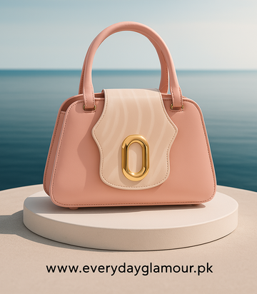 Astra Tote Pink Color Handbag